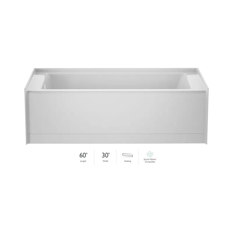 Jacuzzi SG24959 X AFR 60X30 LH SKTD WHIT