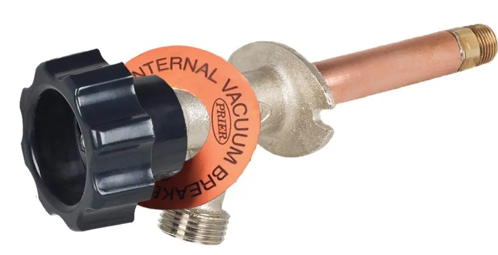Prier Products 408-06 Mansfield 6 x 1/2 in MIP x Sweat Residential Wall Hydrant
