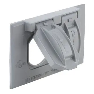 BELL 5180-0 5180-0 RAC POWER 1G HORIZONTAL WP COVER DUPLEX