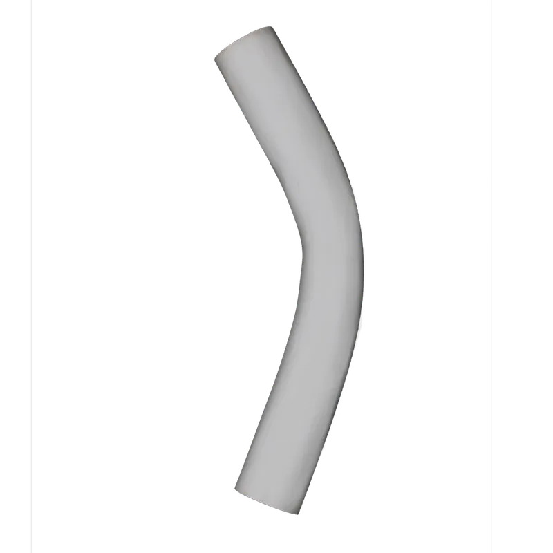 CANTEX 5121004 Plain End Conduit Elbow, 3/4 in Trade, 45 deg, PVC