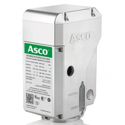ASCO P159A110X1X12F0 120v On/Off N4 Slow Open Aux Sw Dmpr Shf