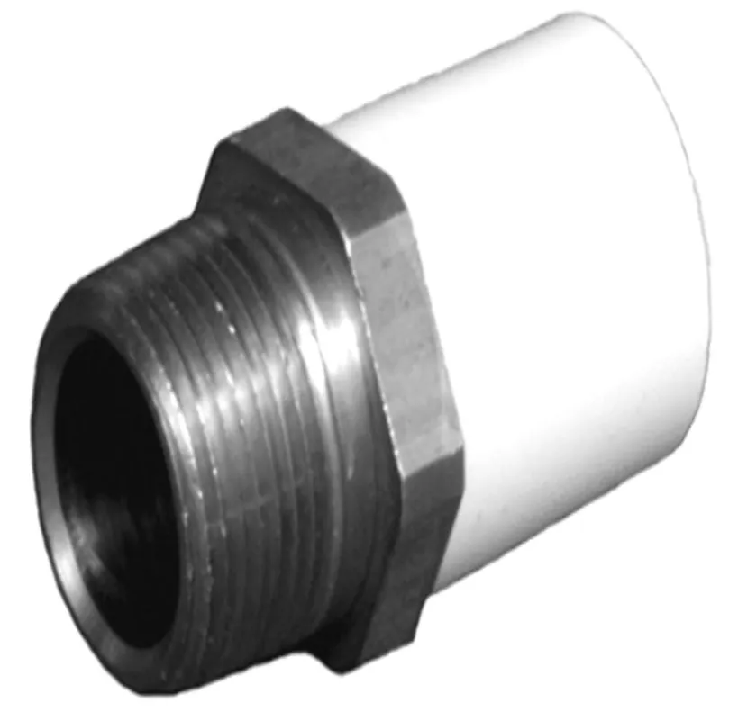 CPVC Fittings CTS2115L 1-1/4 CTS CPVC Low Lead Threaded Male Adapter