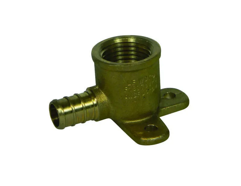 A.Y. McDonald 5424-208 1/2X3/8 Drop Ear Elbow 3 Ear FNPT X PEX-NL