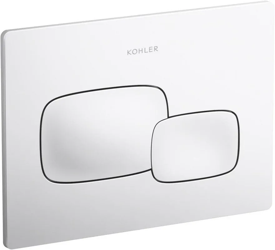 Kohler 5413-0 Cue Actuator Plate, Plastic, White
