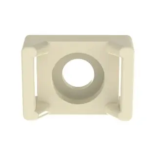 Panduit TM3S25-C Cable Tie Mount, 2-Way, Threaded Mount, 0.3 in W Tie, Nylon 6.6/Polyamide