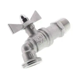 Boshart SSHB52-05 1/2 Male x Hose Bibb Stainless Steel Hose Bibb