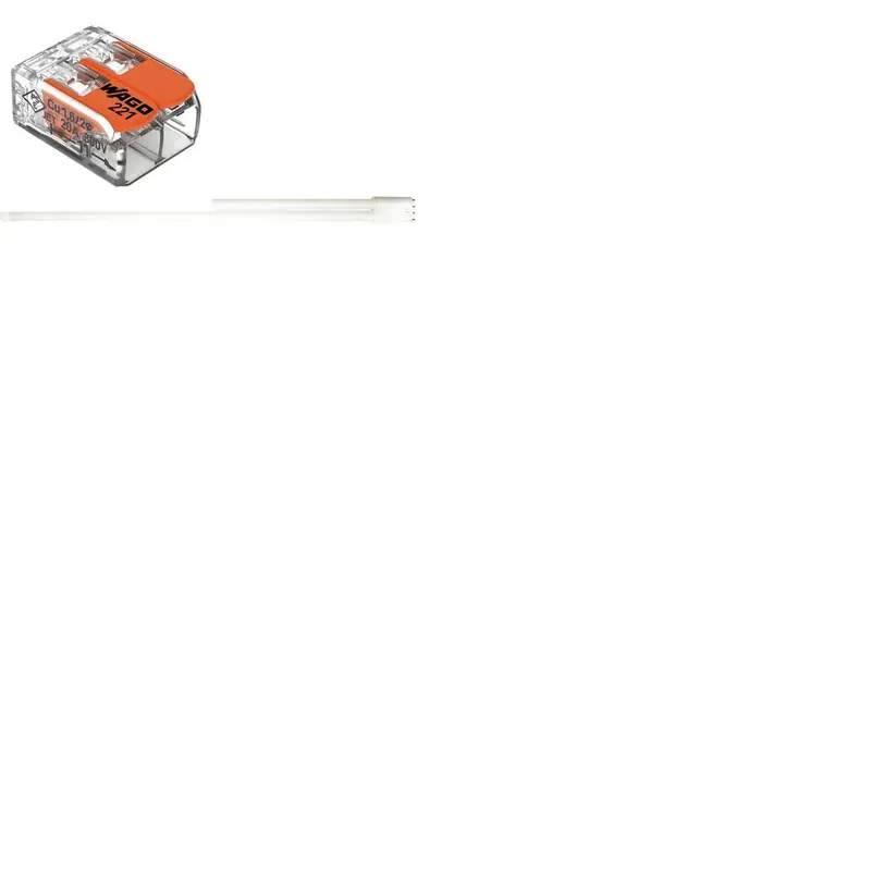 WAGO 221-412/K194-4045 20A 2-Conductor Connector With Levers 600 VAC 24 to 12 AWG