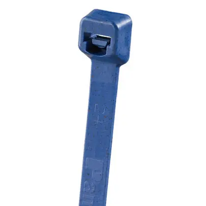 Panduit PLT1M-C186 Cable Tie Dark Blue Metal Detectable Polypropylene 3.9L 15lb