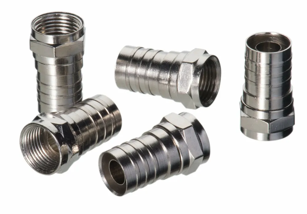 Ideal 85-017 Coaxial Connector F-Type Crimp-On RG-6