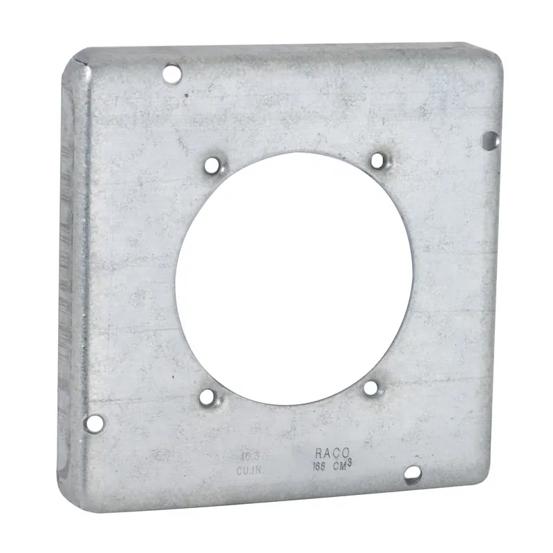 RACO 888 4-11/16 Square Work Exposed Work Cover 30-60A Receptacle