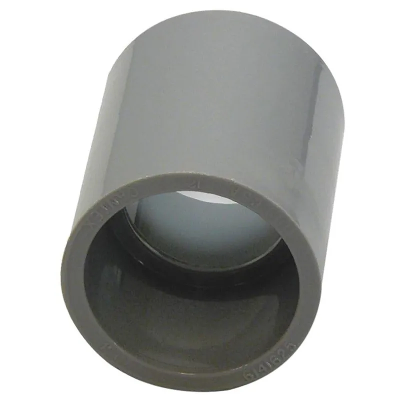 Cantex 6141628 Schedule 40 Gray PVC Female Coupling 2 Inch