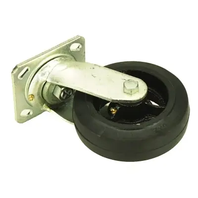 Harper Trucks WH-51S Truck Casters Replacement Caster Molded on Rubber 6 inch Diameter