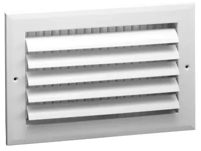 HART & COOLEY 21250 A611MS Register One Way Curved Blade Aluminum 12X4