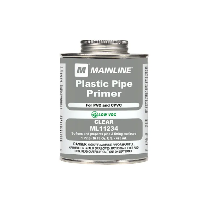 MAINLINE ML11234 Mainline ML11234 PT Clear PVC/ CPVC Primer Low-VOC
