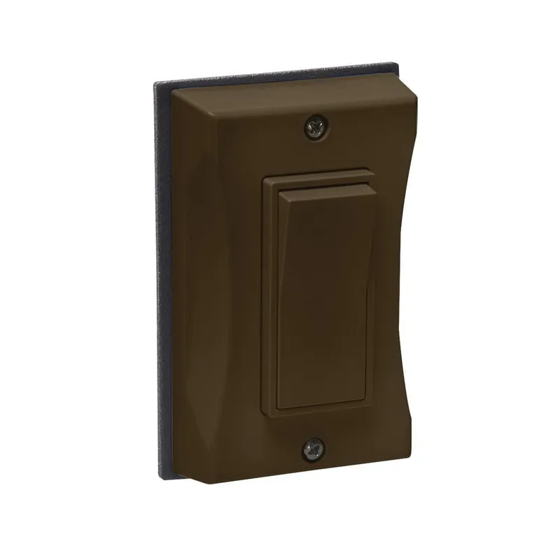 Raco 5123-2 1-Gang Decorator Switch Non-Metallic Weatherproof Cover 1.505 Inch x 3.02 Inch x 4.815 Inch