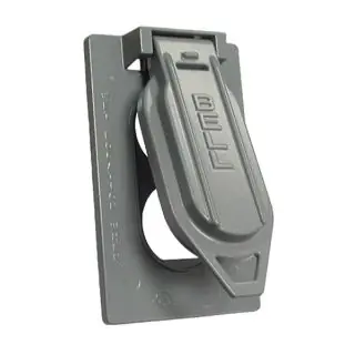 Raco 5146-0 Weatherproof Cover 1 Gang Duplex Receptacle