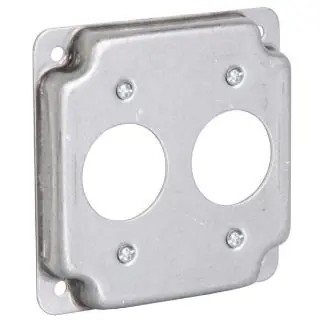 RACO 807C RAC Square Exposed Work Cover 4.19 in x 4.19 in x 1/2 in Replacement MPN