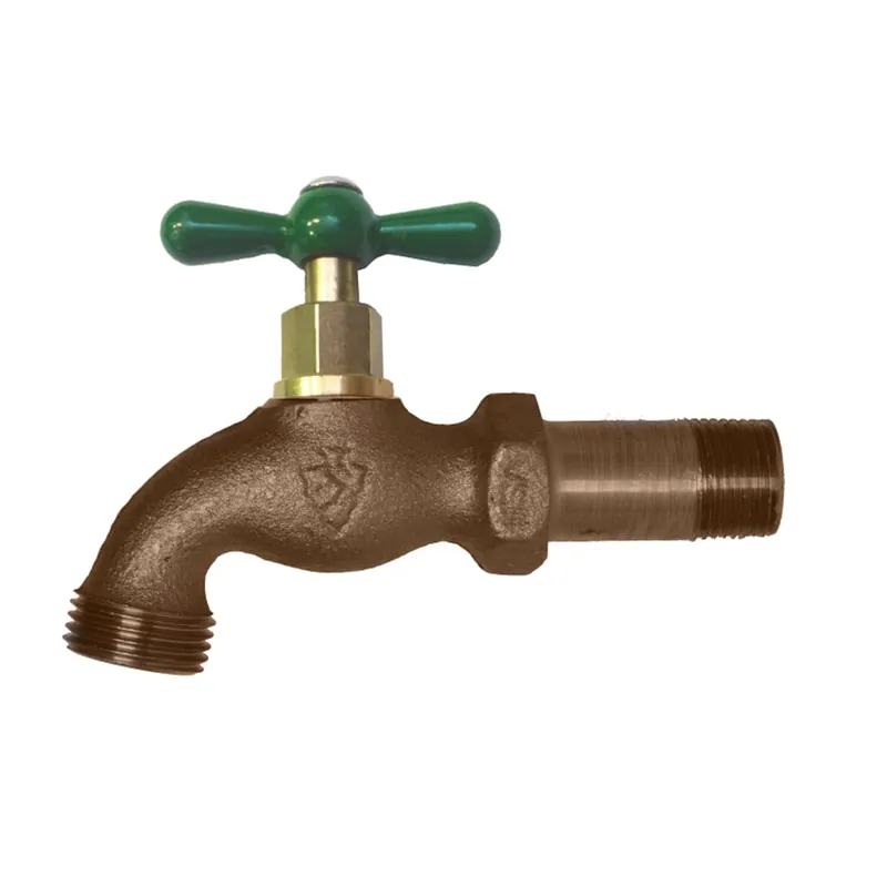 Arrowhead Brass 201LF Standard Hose Bib 1/2 MIP Shank-On Thread Lead Free