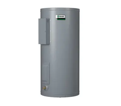 A O Smith DEL 30 201023000R 200 Dura-Power 30 Gallon 12 kW 208V 3-Phase Preferred Light-Duty Lowboy Commercial Electric Water Heater