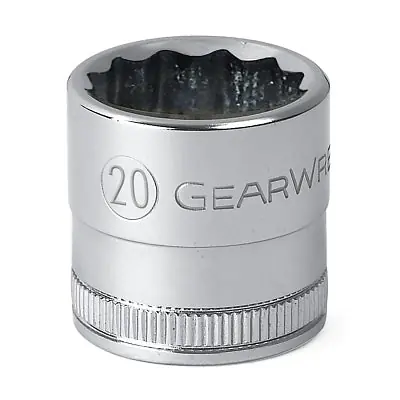 Gearwrench 80811 1/2 Drive Standard Hand Socket 12 Points 1-1/2 OAL Alloy Steel
