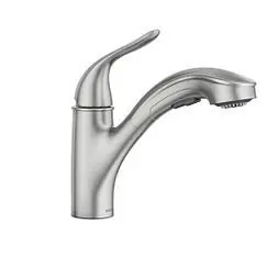 Moen 87557SRS Brecklyn Kitchen 1h Pos Srs Spot Resist Stainless Pullout Kitchen Faucet