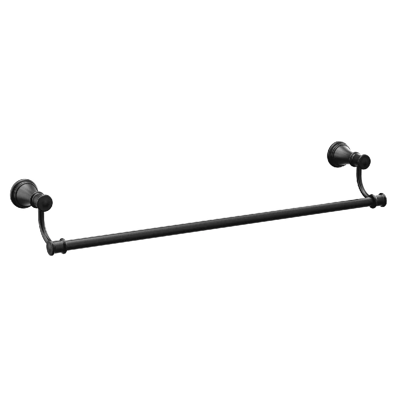 Moen YB6424BL Belfield Matte Black 24 Towel Bar