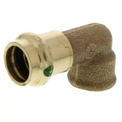 Viega 79520 1/2 ProPress x 3/8 Female Bronze 90 Elbow (Lead Free)
