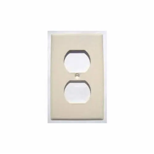 Mulberry 84101 Standard Receptacle Wall Plate 1 Gang Ivory