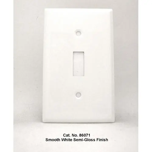 Mulberry 86071 Standard Wall Plate 1 Gang 2-3/4 in W x 4-1/2 in H