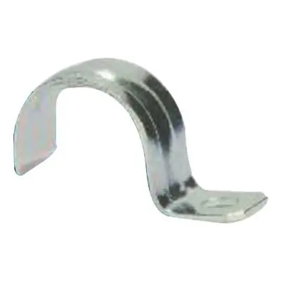 Sepco 138S Zinc Plated Steel 1-Hole Click-On Strap 2-1/2 Inch