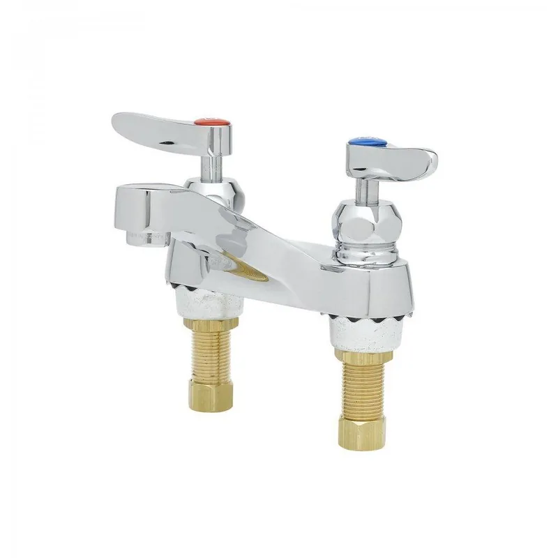 T&S Brass B-0871-CR Two Handle Centerset Bathroom Sink Faucet in Polished Chrome