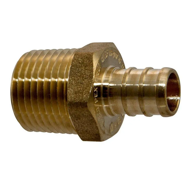 NIBCO PX01798C 1 in. Plastic PEX Crimp x 1 in. MPT Adapter