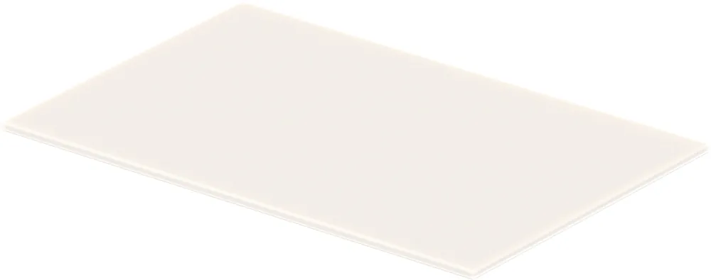 Duravit 0099698300 DuraSquare Glass Inserts 18 1/2 x 3/8 White