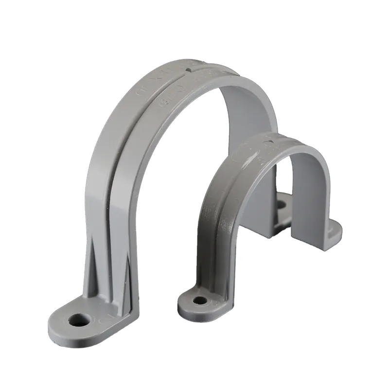 CANTEX 5133733 1 1/4IN, 2 Hole Conduit Clamp/Strap, PVC