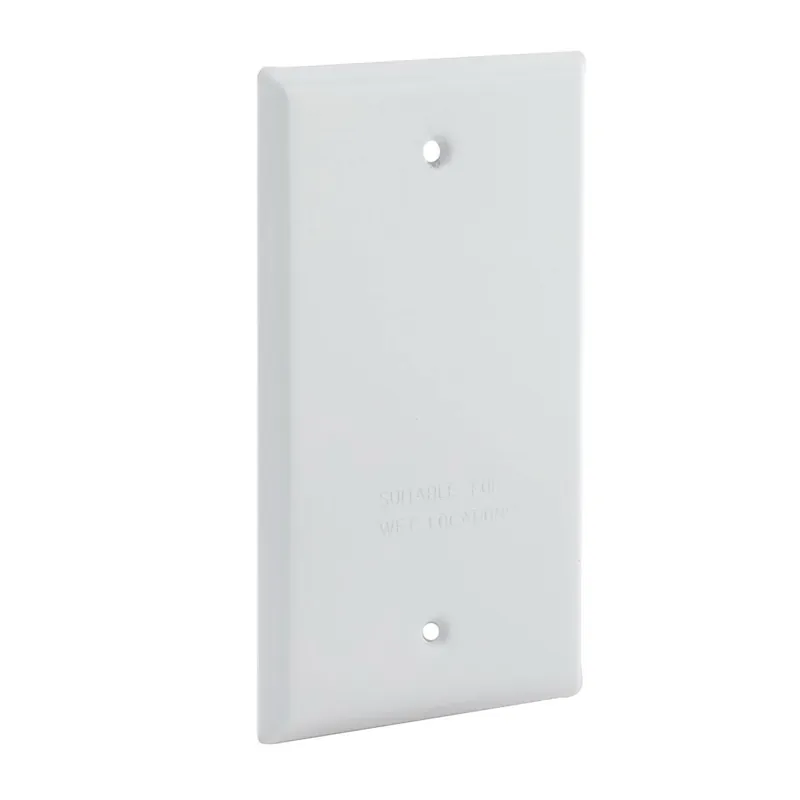Raco 5173-1 Powder Coated Metallic Flat Blank Cover 2.781 Inch x 1/8 Inch x 4.531 Inch Bell