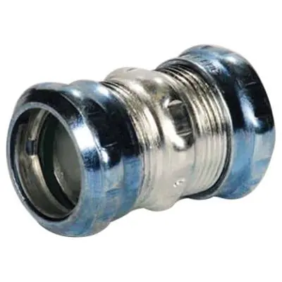 Sepco S1019RT Zinc Plated Steel Raintight EMT Compression Coupling 1-1/4 Inch