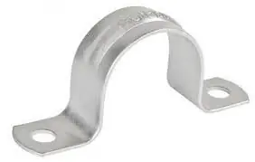 Empire Industries 231G0600 Two Hole Pipe Strap Electro-Galvanized Import 6 IPS