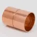 Mueller W01017 Copper Coupling, 1/2 OD (C x C) Rolled Stop Wc-400