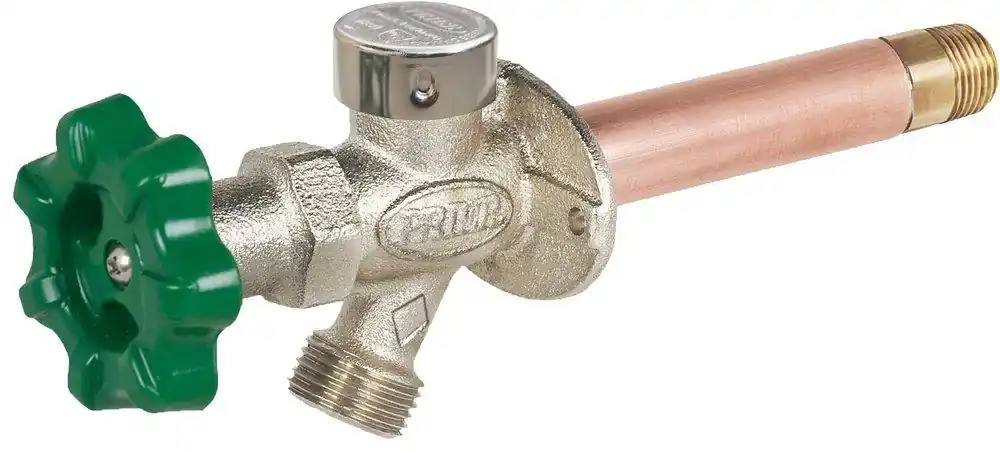 Prier Products P-164W06 Wirsbo Satin Nickel Plated 1/2 x 6 in. PEX Wall Hydrant