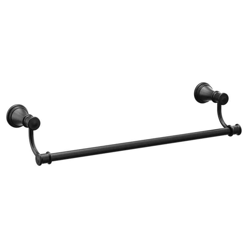 Moen YB6418BL Belfield Matte Black 18 Towel Bar