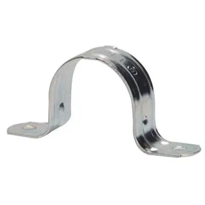 Sepco 2147S Zinc Plated Steel 2-Hole Snap-On Strap 2-Inch