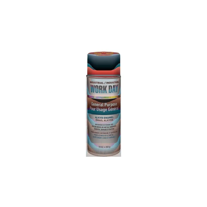 Krylon A04404007 Gloss Red Industrial Work Day Spray Paint 10 Ounce