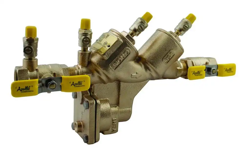 Apollo Valves 4ALF216A2F RPLF4A Series 1-1/4 in. Bronze SAE Backflow Preventer