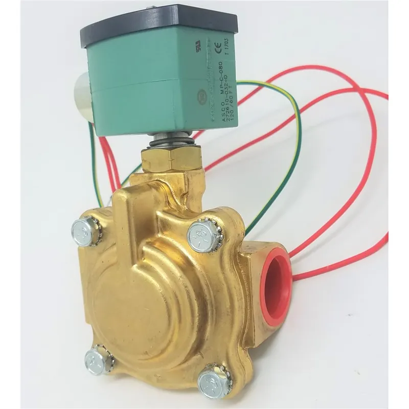 ASCO 8220G027120/60110/50 120V Steam 1.25in 5# Min 125# Max