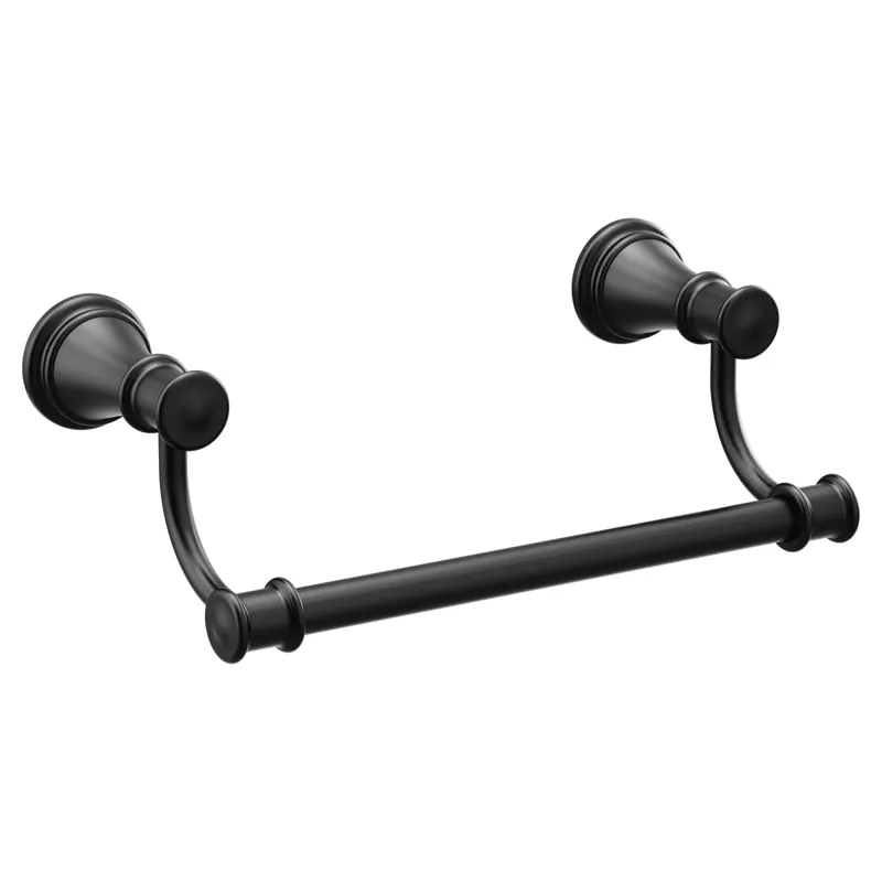Moen YB6486BL Belfield Matte Black Hand Towel Bar