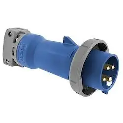 Hubbell HBL460P9W Pin & Sleeve IEC Plug 3P4W 60A250V