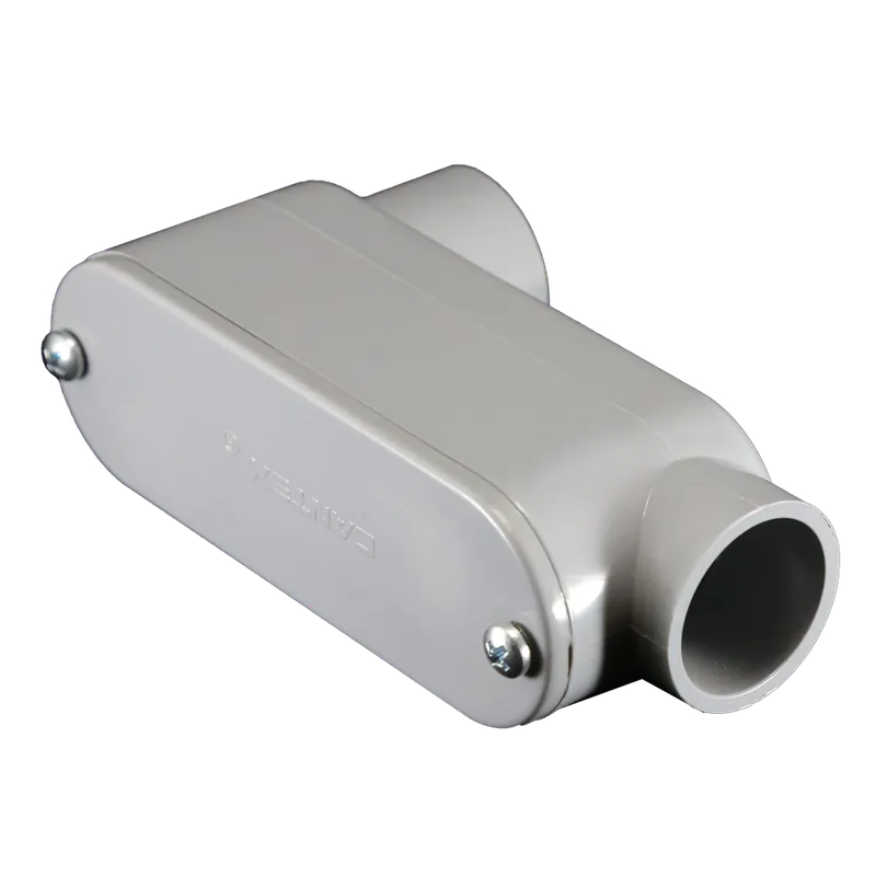 Cantex 5133666 Type LB Rounded Corner Conduit Body 1-1/4 in Hub