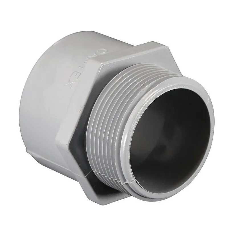 CANTEX 5140106 1-1/4 in. Schedule 40 PVC Conduit Male Adapter