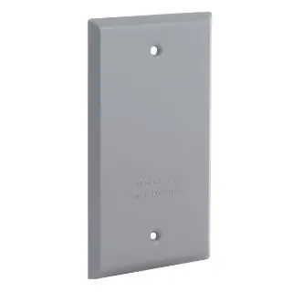 RACO 5173-0 Blank Weatherproof Cover 2-781 Inches x 4-17/32 Inches