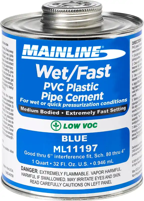 Mainline ML11194 1/4PT Wet-N-Fast Medium Body Cement